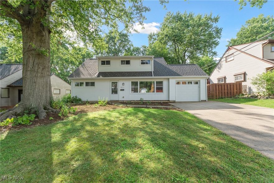 Welcome to 3073 Prior Drive – where charm meets convenience in the heart of Cuyahoga Falls! This beautifully maintained 4-bedroom, 1-bath home is full of thoughtful updates and ready for its next chapter. Whether you're a first-time buyer, growing family, or simply seeking move-in ease, this home delivers comfort, function, and style.

Enjoy major upgrades like a brand-new roof, gutters with leaf guard, and front walkway – all completed in 2024. Inside, the second floor features new carpet (2023) and an updated laundry area, now thoughtfully located in one of the bedrooms for convenience — which still works great as a home office or flex space.

Outside, relax in your private backyard oasis with a brick patio, fenced-in yard, and improved drainage system. Additional updates include a new garage door and opener (2021) and upgraded electric panel (2023).

And for added peace of mind, this home comes with a 1-year home warranty from America's Preferred Home Warranty — so you can move in with confidence.

Located on a quiet, tree-lined street close to parks, shopping, and all that downtown Cuyahoga Falls has to offer.