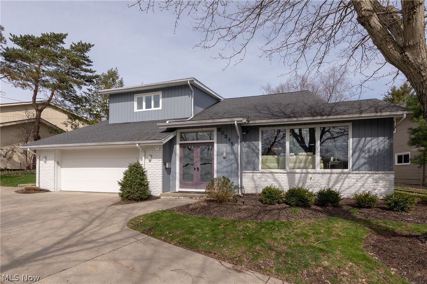 A rare Beachwood rental located on a sought after street across from the park & close to everything! This spacious contemporary home is sleek, stylish & extensively updated. A perfect corporate rental! Updated Eat-in Kitchen has white cabinets & granite counters & includes all appliances & overlooks the large Family Room with flat screen TV. There's doors to the fenced in back yard. Living Room & Dining Room are spacious with beautiful carpeting, custom window blinds & beautiful decor plus there's a flat screen TV that stays. There's also a first floor Laundry Mud Room with Whirlpool Duet Washer & Dryer with stylish ceramic tile & access to the attached 2 car garage. Upstairs; the private master Suite is conveniently separated from the other 3 bedrooms. Soaking Tub & shower stall are in the Master Bathroom. The additional bedrooms are spacious with closets and all painted in neutral colors and there's an updated Full Bathroom. Partially finished Lower Level offers even more space with