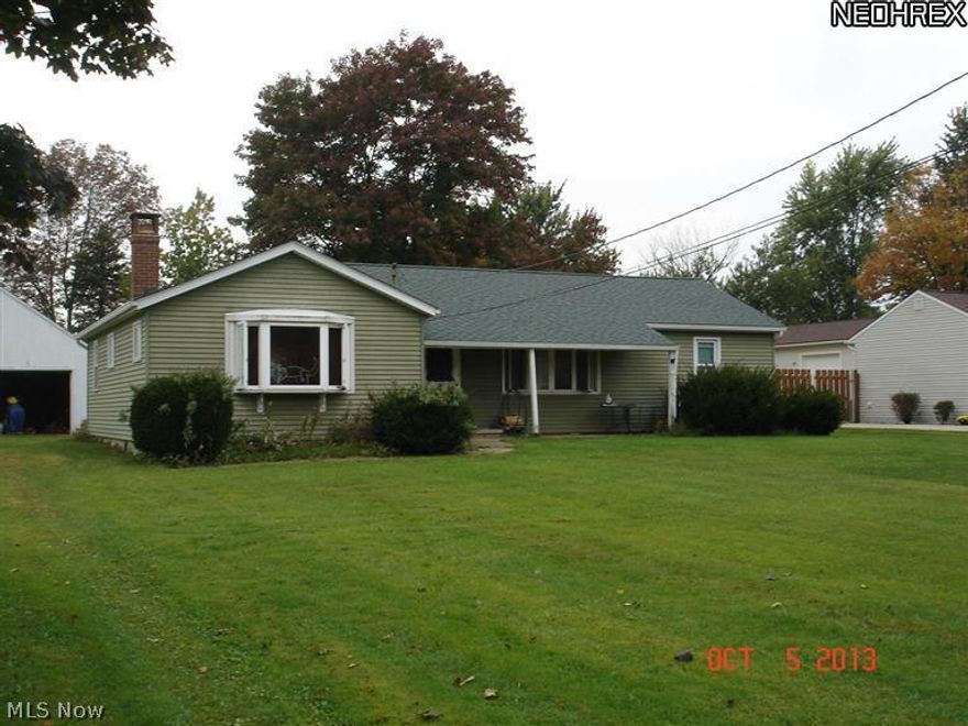 Very Sharp ranch style home with large open living area featuring wood burning fireplace. Full basement and high efficiency furnace.