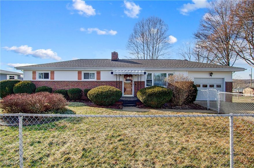 Charming and fully updated 3-bedroom, 2.5-bath ranch home with a 1-car attached, insulated garage. Featuring all-new hickory flooring, carpeted bedrooms, and beautiful cedar tongue & groove walls with matching trim. The remodeled kitchen boasts new hickory cabinets, countertops, and newer appliances. Enjoy peace of mind with new windows, a 2023 roof, brand-new HVAC (Fall 2024), and a 2019 hot water tank. The fenced-in front yard offers a great place for the kids and animals a safe space to run and play and the home is in the desirable Cambridge LSD. Additional updates include a new vanity, toilet, and fixtures in the bathroom, a new gas line, and an upgraded electric panel. Move-in ready—don't miss out!