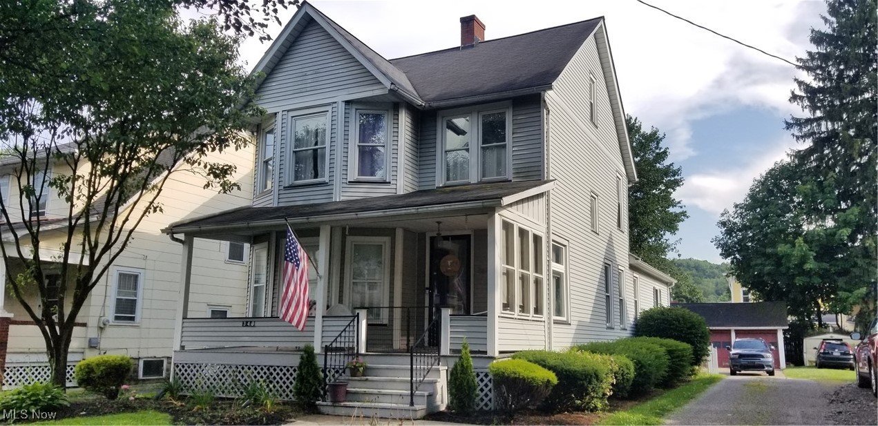 Charming Home with Curb Appeal & Character in a Great Location! Fall in love with this 3BD/2BA Colonial home that blends classic charm with everyday comfort — all nestled in a great location with outstanding curb appeal! Step through the welcoming front entry into a warm and inviting living room, perfect for relaxing or entertaining. The spacious dining room features built-in shelving, adding both charm and functionality. The kitchen offers plenty of space for meal prep and gatherings. A fantastic first-floor addition includes a convenient laundry area and a full bath, adding modern flexibility to the home’s traditional layout. Outside, enjoy your morning coffee on the front covered porch, or unwind in the fenced backyard complete with a patio — perfect for summer get-togethers. The rare 3-car garage provides ample space for vehicles, storage, or a workshop. Packed with charm, character, and practical features, this home is a must-see. Schedule your private tour today!