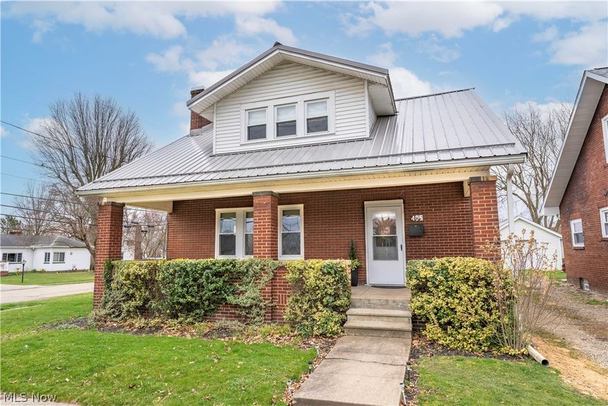 Welcome to a beautifully updated 3-bedroom, 1.5-bath brick home, where every detail has been meticulously cared for, just waiting for you to turn the key and step into your new life. As you approach, you'll immediately notice the charm and durability that only a brick home can offer, enhanced by a durable metal roof installed in 2017, ensuring peace of mind for years to come. Inside, prepare to be captivated by the blend of classic charm and modern updates. Each room flows seamlessly into the next, creating an inviting atmosphere that's perfect for both quiet evenings and lively gatherings. The heart of the home is the spacious kitchen with a half bath on the main floor.  An adjacent dining area offers the perfect backdrop for your memorable family meals. The living spaces show the care and love that has gone into every corner of this home. The bedrooms offer comfort and tranquility, promising restful nights and energized mornings. With 1.5 baths, morning routines are a breeze, offering both privacy and convenience. This property is not just a house; it's a home that has been loved and cared for. Now, it's ready for its next chapter with you. Whether you're enjoying a quiet afternoon in the warmth of the living room or entertaining friends in the spacious backyard, this home offers the perfect setting for making lasting memories. Don't miss the chance to make this well-loved home your own. Schedule a viewing today and step into the life you've been dreaming of.