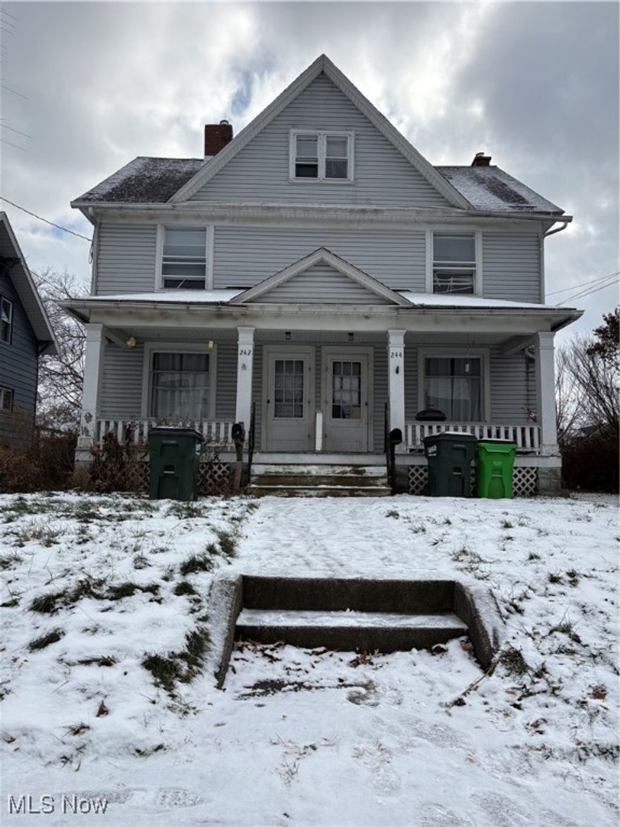 Available in Alliance is this 3 bed/1 Bath Townhouse. It has a living room, dining room and kitchen on the first floor. The kitchen is provided with stove and refrigerator which the tenant is to maintain. Appliances provided are not maintained by the owner. There are two bedrooms and a bath on the second floor. The third bedroom is on the third floor.   There is also a basement with washer and dryer connections and 1 car detached garage.  This tenants parking is in the back of the house via an alley. The monthly rent is $825.00 plus tenant pays for electric, gas (Columbia Gas Company) and water (Alliance Water Works). The trash is included with the water bill. The grass cutting is provided. Tenant in this unit shovels the stairs and sidewalk during winter, while the other unit cuts the grass. Full security deposit of $825.00 and first month rent is due before an approved tenant can move in.  No smoking, no pets and no Section 8.