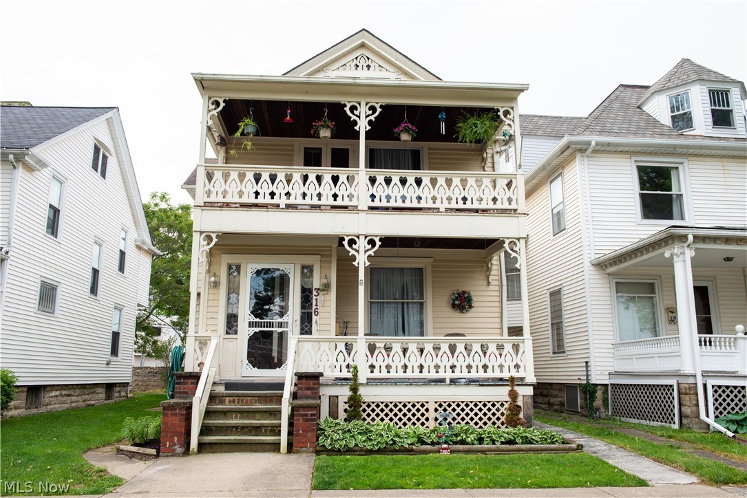 This is the multi unit you have been waiting for. Perfect to live in one unit, and rent the second unit. Each unit has 3 bedrooms and 1 bath. The bottom unit has converted one of the bedrooms to a laundry room, but it can be converted back. Laundry setup also in basement. New hot water tanks in 2020 for both units. Perfect downtown Elyria location! So much charm and opportunity in this two unit gem.