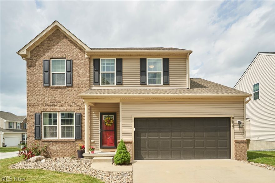 Freestanding condo that shows like a model, well maintained and move in ready! This spectacular 4 bedroom, 2.5 bath colonial in Gabriels Edge Subdivision has everything you need, and all appliances are included. Large kitchen with island, breakfast bar and plenty of dark cabinets plus a great sized pantry. Kitchen is open to the family room and morning room with a wall of windows, which adds so much natural light throughout. Wood floors in kitchen and morning room. Living room is great for home office, yet still open to the rest of the home. The upstairs has 4 large bedrooms. The master suite has an oversized walk-in closet with its own bath. The 4th bedroom was a loft and comes with an armoire, now enclosed to make the perfect bedroom/home office/bonus room. The best surprise is the finished basement with an amazing bar area. So much storage in this basement! There is a deck with Trex style decking and a pergola, 1st floor laundry room, and a clean garage with finished walls. Brand new LVT flooring just installed on 1st and 2nd floor. This home has so much to offer, in a great neighborhood close to so many amenities, and Mentor schools. Home Warranty included. Come check it out today!