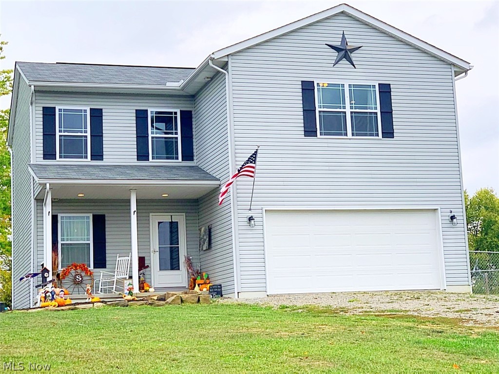 Built in 2017 this 1911 sqft Home boasts Nafco vinyl Plank Flooring, Quartz Counters and Granite sink in the Kitchen, Marble in Main Bath, Granite in Master Bath. You are gonna love this one! Move right in to this New Home includes all Appliances! (Dishwasher, Refrigerator, Range, Washer, Dryer). Bonus Room upstairs can be a great office. No more walking up and down stairs carrying loads of laundry this home features 2nd floor laundry! Whether you like relaxing or grilling this back deck will deliver.
2 Car attached garage with fenced in area for pets. Upon entering this home it has a nice flow throughout natural light and luxurious stone surfaces throughout.
Warm and inviting is just how this living room feels even before you light the propane fireplace. Basement isn't finished currently but Easily can be to provide additional space-Current owners use it as a gym! Could be an additional family Room. Plenty of parking if you love hosting get togethers not to mention plenty of y