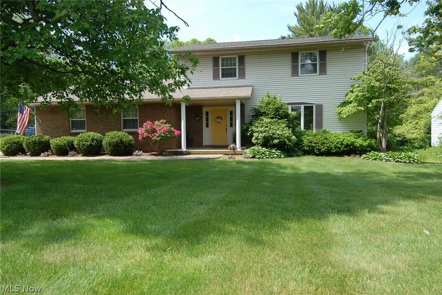 Great Home with 4 bedroom all  on 2nd level. 3 Full baths, 2 half baths. ,   Living room and Family room on first  main level with eat in kitchen. First floor laundry room and full bath.   Finished lower level with family room, bar, bath and storage.  
Beautiful In ground pool fenced for privacy and large yard.   
New Air conditioning unit installed late 2014.
Don't Miss seeing this gem