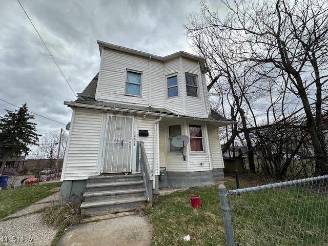 Investor special! Needs work, but what a great fix & flip or buy & hold opportunity. Large home, almost 1500 sq ft, plus a full basement. After rehab rent around $1250/mo. Features include vinyl siding, upgraded electric panel. Great location, just minutes to Downtown Cleveland, close to restaurants, freeway access, shopping, and more. Professional management available.