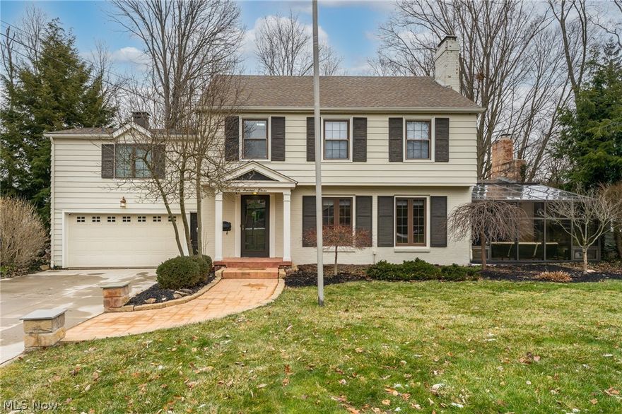 Stunning 2576 square foot Poland home with additional 1323 square foot indoor pool area.  The main level of this home plays host to a gorgeous gourmet eat in kitchen with stainless appliances, granite counters, and massive island with breakfast counter; a spacious dining room with fireplace; a living room with gas fireplace and wood-burning pizza oven; a solarium style sun room with fireplace; and a half bath.  Double doors lead you into your own indoor pool area that houses a 32 x 16 in-ground swimming pool equipped with a diving board and 5 x 8 sitting tub and a depth range of 3.5 to 8 feet.  Four large bedrooms, including a master suite with fireplace and a beautifully updated bathroom, as well as, a second updated full bath comprise the second level.  In addition to providing ample storage, the full basement  adds living space with a family room area that includes a bar and fireplace and a half bath.  Exterior features include an 30 x 15 enclosed rear patio with stone floor.  Extensive updates have been made to the property.  A list can be provided upon request.  Act now to enjoy vacation style living all year long.