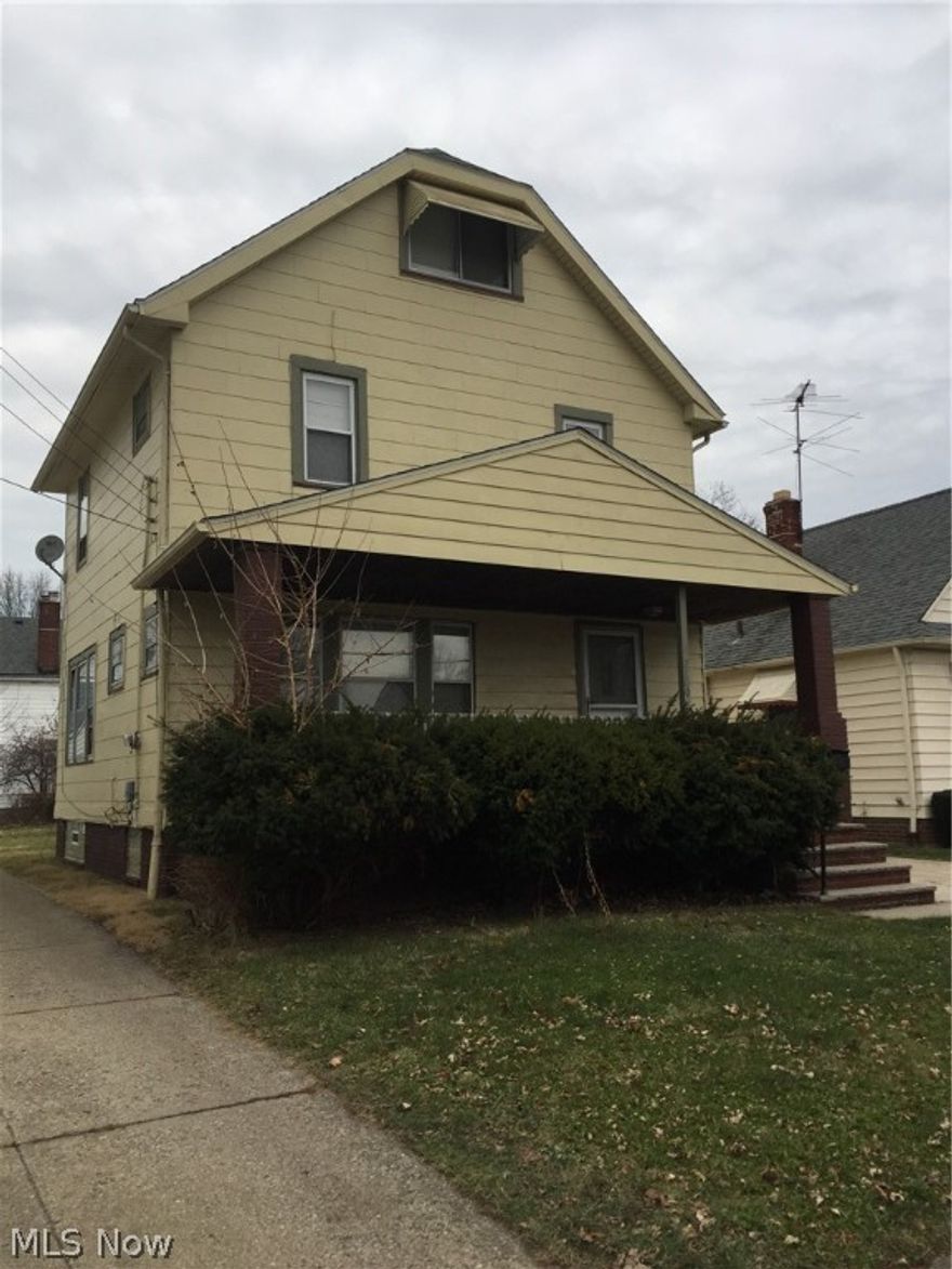 21001 Ball Ave., Euclid - 4 bed 2 bath single family home!

$945 rent / $945 deposit
$25 application fee per adult
1-2 pets OK with additional deposit
NO CMHA / NO SMOKING

Really spacious, recently refreshed 4 bedroom 2 bathroom colonial home in the heart of Euclid! Minutes from downtown, I-90, I-271 and more! Large covered front porch leads you right in to the large living room, formal dining room and eat in kitchen! The kitchen offers stove & dishwasher, tenant must supply their own fridge (or we can provide for an additional $25/month appliance fee).  The basement is unfinished but has a laundry room with washer/dryer hook ups and additional storage space.  Home has 1 car detached garage - there is no central air, but tenant is permitted to use window units! 

Tenant pays all utilities incl. water/sewer/trash, gas and electric and is responsible for lawn care and snow removal.