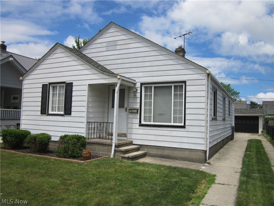 Ranch located in the popular Library District near shopping, grocery stores, restaurants. Large living room, spacious kitchen with separate dining area, two bedrooms plus a bonus room that would be perfect for an office, freshly painted, glass block windows in basement. Two car garage. Walk up attic.