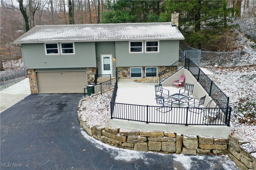 Nestled at the end of Northern Drive sits this wonderful move in ready home.  As you pull up you will notice the new front patio, large enough for most patio parties.  Sellers wanted an easy process for the new owners, so they had the home professionally cleaned, fresh paint and completed a home inspection, talk to your agent for a complete report.  One detail I notice, especially for a home in town, all the parking!  Fenced in back and side yard, perfect for playtime or paw-time.  The stunning stones of the home was hand-picked by the first owners.  Lets start the tour of this well maintained home... Hardwood floors throughout the main floor.  Huge living room with a picture window.  Kitchen with cupboards of galore!  Fridge, Stove, Dishwasher & Microwave will stay for the new owner.  Dining room leads to a back private porch.   Owners retreat featuring en-suite bathroom.  Two additional bedrooms with generous closets and full bathroom complete the main floor.  Lower level offers a family room (with sound proof insulation), 3rd bathroom/laundry combo, mechanic room and 2 car attached garage.  Roof: 2019 (with a 15 year transferal warranty), Water Heater: 2022, Patio & Porch: 2024.  Jump today and be moved in by Spring!