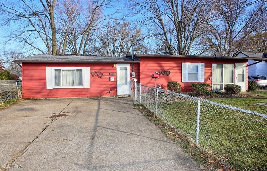Welcome to this charming 2-bedroom, 1-bath ranch home located in Elyria. This well-maintained property offers single-level living and includes a bonus room suitable for an office, additional bedroom, or recreation space. Newer carpeting has been installed throughout. The furnace, water heater, air conditioning, and roof were replaced in 2015.
Situated on a spacious, fenced lot with a shed, the property provides ample outdoor space for various uses. Conveniently located near schools, shopping, and major commuter routes. This home offers a solid foundation with opportunities for personalization.