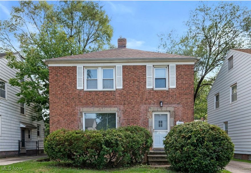 Classic all-brick University Heights colonial. Fully and beautifully renovated, with new kitchen and bath. Replacement windows throughout, including glass block in the basement. Everything is new in the kitchen, from the cabinets to the flooring, with all new appliances. Every room is freshly painted, with a contemporary feel that makes the most of the original architecture. A spacious floor plan with generous room sizes. The large living room has a fireplace. And the dining room opens to delightful, three-season porch overlooking the backyard. Lots of extra space in the basement, with half divided to be a media or rec-room. Updated mechanicals. A big backyard with mature trees gives a wonderful outdoor space to enjoy all summer. A vinyl-sided two-car garage, with a full-sized apron provides plenty of parking. And, best of all, the property is 100% Point of Sale compliant. No violations. A beautiful, comfortable home that's absolutely move-in ready.