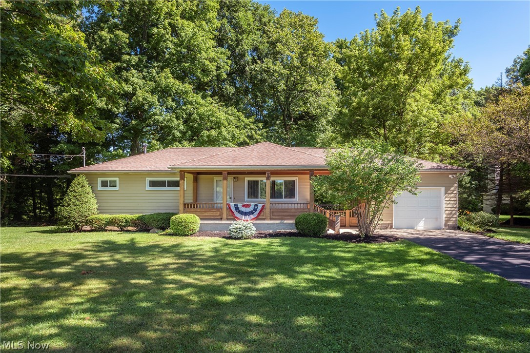 A little bit of serenity! Enjoy this cozy Ranch that is nestled on almost an acre. This 3 bedroom with full basement is just right if you are hunting for quiet. No neighbors on top of you and peaceful setting. Woods behind, river below. Great covered front porch, rear deck, covered breezeway area. Located in Florence Township, Firelands schools. Convenience of being close to Rt 113, 60 and turnpike.