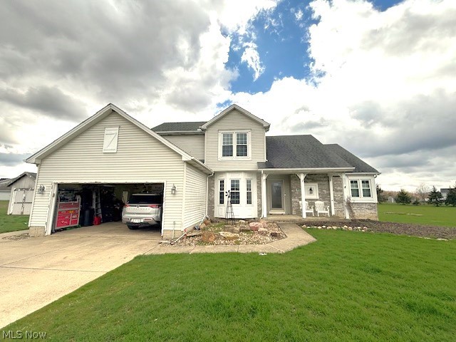 Look at this spectacular Cape Cod home in beautiful Grafton on 3+ Acres! This 4 bedroom, 3.5 Bath home offers 2674 square feet above grade and an additional 1931 square feet in basement level totaling 4605 total square feet! Amazing! Charming front Foyer and immediate half bath for guests! Large Family Room with vaulted ceilings, hardwood floors, woodburning fireplace and lots of natural light! Enjoy time in the oversized kitchen area that contains wraparound granite countertops with seating area, kitchen appliances that stay, pantry and lovely dinette area with sliding glass doors to the beautiful view of the grounds! The gorgeous Primary Bedroom is situated on the main level with vaulted ceilings, newer laminate flooring, a grand Master Bathroom with ceramic tile floors, dual sinks, Jacuzzi Tub, Shower, and Dual closet areas! The second level offers 3 additional bedrooms, one of which has newer laminate flooring, plenty of closet space, a full bath with granite countertops and ceramic tile flooring, and an additional enclosed, insulated attic/storage space! The incredible basement area offers 1931 extra square ft for your enjoyment with recessed lighting, ceramic floors and an additional 2nd Kitchen! Newer Geothermal system 2022, 2019 Furnace! House-wide Linear Electronics/Encore Sound System! Newer 22 x 48 Deck to the back of the home! Newer septic aerator pump 2022! Midview School District! Great Location! Beautiful home, Selling As Is! This will not last long! 24 hour notice for all showings! Contact us today with questions or to schedule your private viewing!