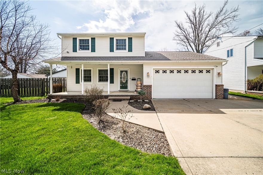 Welcome home  to this  Custom Built colonial with a welcoming front porch, This home offers 3 spacious bedrooms and 2 Full Baths. The  living room flows into the dining room and cozy family room with a wood burning fireplace. It also has a large kitchen with Corian countertops, Kraftmaid cabinets and convenient  pantry. The Laundry room includes a washer & dryer along with additional storage.  Fully fenced backyard  on a double lot which is perfect for outdoor entertaining. It has a beautiful raised concrete patio with a 4 yr old hot tub. This home also comes equipped with a  utility shed (that is 14 x 10), a huge pole building (36 x 24 (2018)), This perk is a handyman's/car enthusiast's dream. Located just minutes from marina, lakefront parks, hiking trails and shopping  This is a must see!