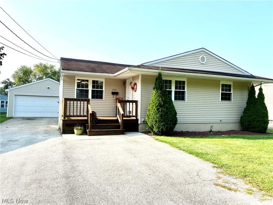 Do not let the square footage of this adorable bungalow fool you! This home is much larger than it looks. Enter the home from the lovely front deck into the large living room, and open concept dining area. The galley style kitchen is perfect for you bakers who enjoy an abundance of counter space. The kitchen offers a large pantry and plenty of cabinets. Three bedrooms and a large full bath complete the first floor. The basement doubles the square footage of this home and is partially finished with a play room, family room, craft area and office area as well as a laundry room. The large backyard is a perfect for play or entertaining. The 2 car garage offers plenty of additional space for parking or storage. Close to Boardman and located in Poland Local School District, this home is a must see!