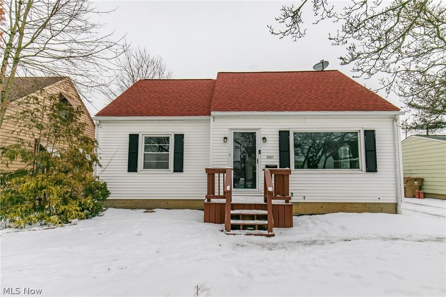 This beautiful cape cod is located in the heart of Cuyahoga Falls and is ready for you to move in! The living room has a ton of natural light shining through the large bay window. A cozy dining area with a window to look into the stunning kitchen!  The fully remodeled kitchen features new white cabinetry, updated backsplash, updated light fixtures and overlooks the family room. This family room boasts an impressive fireplace, and sun lights that allow that sunshine to shine down! Four nicely sized bedrooms with fresh paint! The basement has a charming bar with a nice size area for a rec room. A tranquil backyard with a fence for your fur babies! This lovely home has fresh paint throughout, refinished hardwood, new carpet, a new fridge, and is located close to the Portage Trail shops and restaurants! Do not miss this one because it will not last!