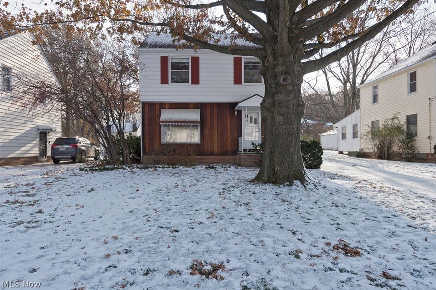 Investor special with unlimited potential! This charming colonial provides over 1,800 square feet of living space, a perfect foundation for your next home or investment property in Euclid! Illuminated by a picture window, the living room is spacious and open to the dining room. Off of the dining room, you will find the master bedroom with an en-suite bathroom with a laundry area. Upstairs, you will find three bedrooms, all with lovely hardwood floors, and a full bathroom. One bedroom includes a 16 x 15 sq. ft. bonus area that is just waiting to be finished. The lower level includes a finished rec room, plus plenty of space for storage. Recent improvements include a newer roof, a newer water heater, and a newer electrical panel. Do not miss this chance to own a home at an incredible value, because it will not last!