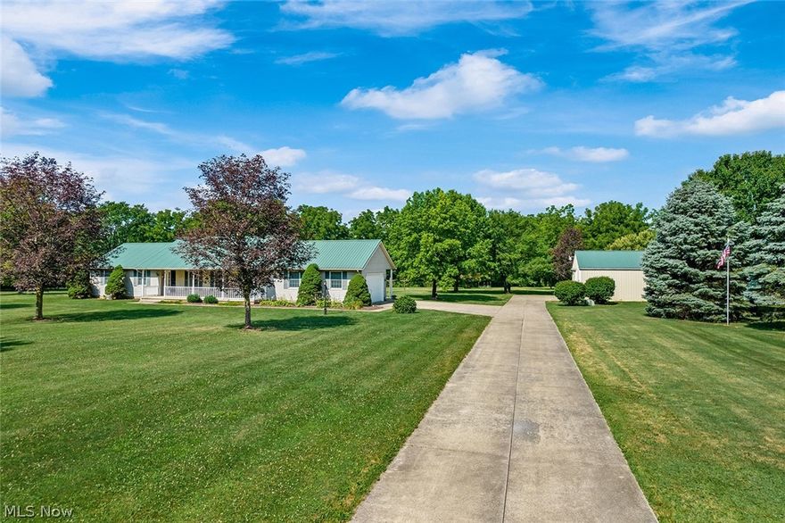 Rare Opportunity! Custom Built Ranch Home - 32x36 Shop Building - On 4 Acres - Wayne Co. - Dalton LSD - Online Bidding Available on Real Estate - Contents To Sell On-Site - ABSOLUTE AUCTION, all sells to the highest bidders. ONLINE BIDDING BEGINS WEDNESDAY – AUGUST 10, 2022 – 12:00 PM and AUCTION LIVE ON-SITE BIDDING WILL BEGIN SATURDAY - AUGUST 13, 2022 - 10:30 AM, REAL ESTATE SELLS AT 11:00 AM. Real Estate: One-owner, custom-built, ranch is super clean and move-in ready with over 1,800 SF! The main floor has a large open floor plan that features an eat-in kitchen, a cozy living room with a fireplace, French doors that lead to the back deck, a spacious family room, and a dining room. Master bedroom with walk-in closet and private half bathroom, plus two additional bedrooms and one full bathroom. Main floor laundry room with half bath just off the entry to the two-car attached garage. Huge full 12-course, walk-out basement with a finished family room and plenty of room for storage. Als