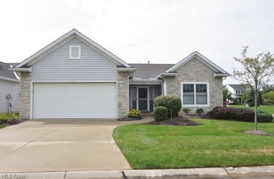 A large entry foyer welcomes you to this free standing 2 bedroom condo - perfect for year round living, or snow birds with it's maintenance free exterior. Walk across the street to the Community Bldg. Spacious Living/Dining Room area with a 3 sided gas fireplace, which separates the kitchen eating area that overlooks the heated sunroom. Exit the sunroom to the patio. Spacious kitchen features lots of oak cupboards, refrigerator, dishwasher, range and disposal. Laundry room is located just off the kitchen for your convenience. Master Bedroom includes a private bath w/large walk-in closet, shower stall and garden tub. The home is nicely landscaped front and rear. All this located w.easy access to shopping, medical, I-480 and turnpike. Be sure to look here before you buy!