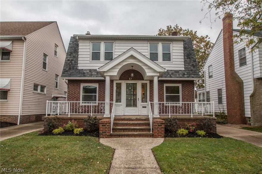 Impeccably maintained and beautifully renovated 3 bedroom home just a stone’s throw from Lake Erie. The raised ceilings and custom fireplace give it charm.  Walk into your dream kitchen with granite counter tops, custom cabinets, tiled backsplash and stainless steel appliances.  Updates include Newer Roof, Energy Star Rated Windows, Waterproofed Basement, Furnace, Air Conditioning, Hot Water Tank, Plumbing, Electrical,  In Ceiling Speakers, LED Lighting, Tiled/ Oversized Bathtub, ect, ect, ect. There are too many other updates to list.  Come see for yourself!  Edge cliff  Beach Club is one block away. Enjoy all the lake amenities all year round. Look at all the pictures to see for yourself and schedule your showing! The property is violation free with the city of Euclid.  Owner/Agent