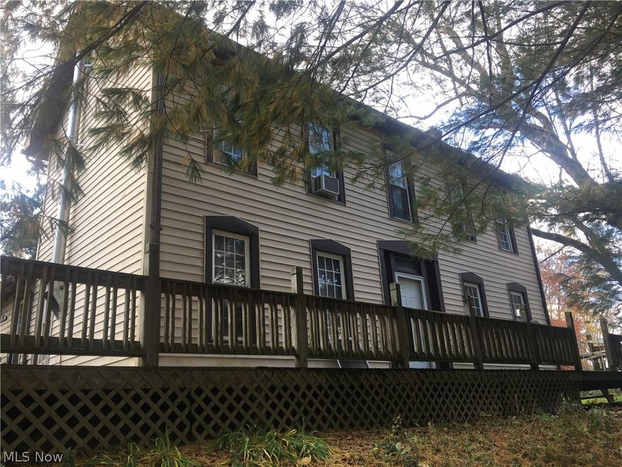 Check out this 2 story farm house. Home is on a 2.29 acres corner lot. There is a lot of potential with this site. Live in the 3 bed 1 bath home and build your dream home behind it, or restore this older home back to its former glory. Home has 3 upstairs bedrooms, there is a 4th room on the main floor used as a bedroom. The main floor also offers the kitchen, living, bath, and laundry area. There is potentially a magnificent view out the front through the pine trees. Call today to set up your showing before its gone.