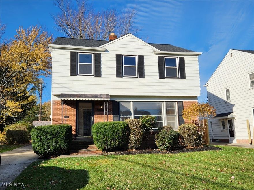 Welcome to this charming 3-bedroom, 1.5-bathroom home in South Euclid, ideally located just minutes from the dining and shopping options at Legacy Village and only 25 minutes from downtown Cleveland. With convenient access to hospitals, Case Western Reserve University, and University Circle, this home offers both comfort and accessibility. Inside, you'll find hardwood floors throughout, and the updated kitchen features a new sink, faucet, garbage disposal, freshly painted cabinets, and a new countertop. The spacious, freshly painted room at the back of the house is perfect for dining or entertaining. The partially finished basement adds additional living space, and the three generous bedrooms are complemented by an updated bathroom with a new vanity. Fresh paint throughout the home adds a modern touch. Outside, a two-car detached garage provides ample parking and storage, and the large, beautiful yard enhances the property's appeal. Don't miss the chance to make this lovely home yours!