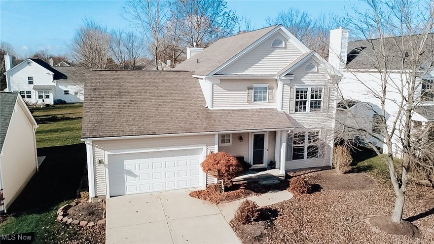 Welcome to low-maintenance living in a desirable HOA community with a Hudson address and Twinsburg School District.

Proudly maintained by its original owner, this well-kept home offers a rare main-floor primary suite, ideal for convenience, privacy, or flexible living needs. The open layout features a bright two-story great room with abundant natural light, creating a spacious and inviting atmosphere and a gas fireplace for further convenience.

The second floor includes two additional bedrooms and a full bath, providing comfortable separation for guests or family members. The kitchen flows seamlessly into the dining area, great room and welcoming patio, making everyday living easy and functional.

HOA amenities include trash and snow removal, a shared playground, and consistent community upkeep. Move-in ready and available for quick possession—schedule your showing to experience this home in person.