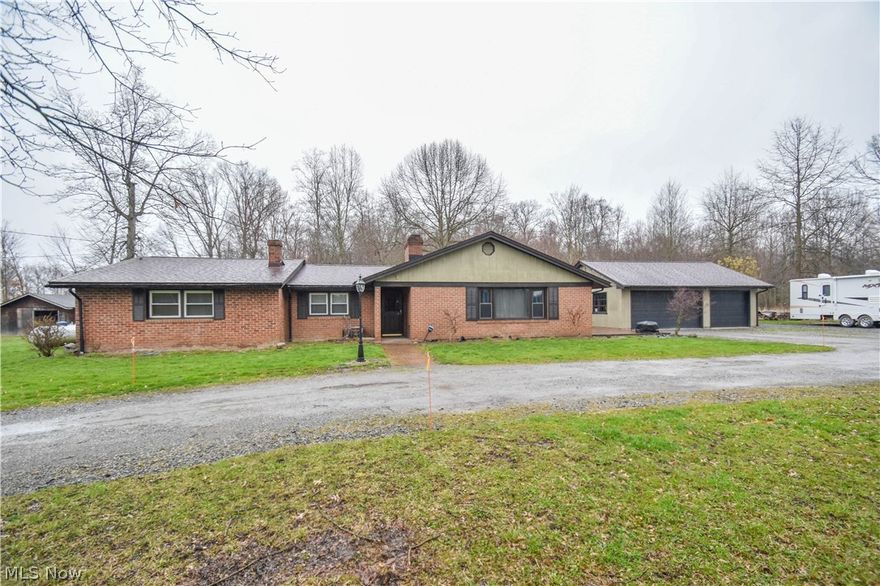 Welcome to 9506 Kirk Road! This spacious ranch features oak floors in the bedrooms, walnut floors in the living and dining room. Windows in the home were replaced in 2021 - except two in the kitchen, one bathroom window and large living room window. One and a half baths; also two basement rooms with closets.
 
Garage doors 2021, Air ducts 2023, Ohio Waterproofing in basement crawl space 2021, 200 amp in house, roof August 2021, furnace serviced in 2023.

Sunroom attached to the garage.
Chicken coop & outbuilding.
Garage has an oil change station in the floor, far right spot.
Security system is Simplisafe.
RV hookup, 220 hookup and 100 amp in garage.

Don't miss out! Schedule a showing today to see your new home!