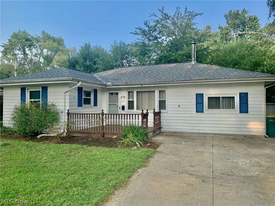 WHY RENT WHEN YOU CAN OWN! 3 Bedroom ranch w/ wood burning fireplace. Wood burning fireplace will heat the whole house. Newer Roof , Furnace. Floors 2017, Windows 2017. Central Air. All Appliances stay with the home. Generous laundry room with storage. Concrete driveway. Great home or investment. Nice home. Call today for a private showing.