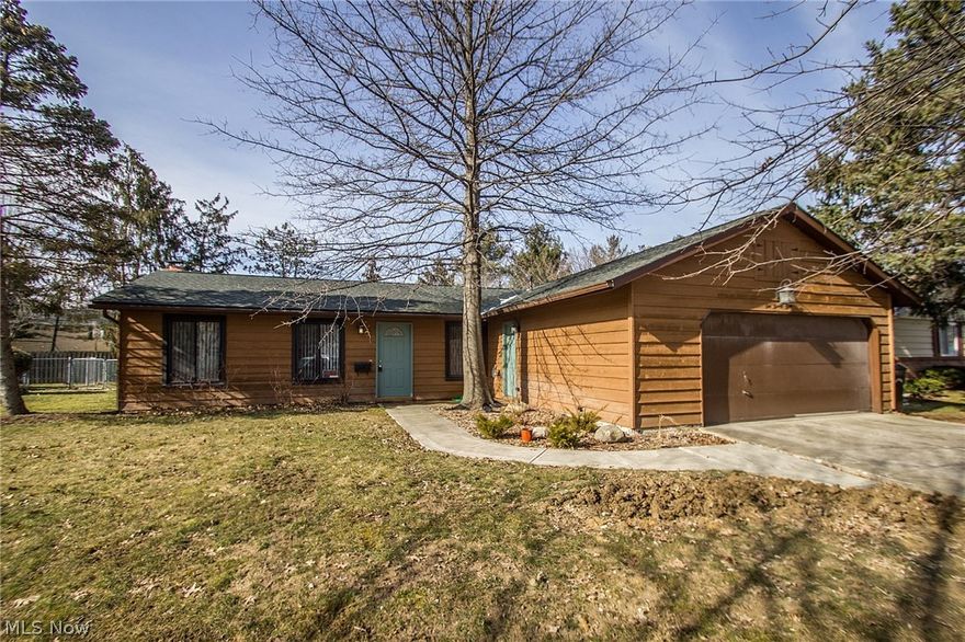 Inviting 1535 sq.ft Cedar Sided Ranch nestled on a quiet cul-de-sac. You will appreciate the newer roof(2011), updated interior & exterior doors, trim & newer easy maintenance wood laminate floors that flow throughout the sun lit living room, formal dining room and comfortable family room. The family room boasts a cozy brick wood burning fireplace & new slider door(2015) that opens to the spacious new patio overlooking the private fully fenced backyard. The tastefully updated Kitchen is equipped with all appliances, newer counter tops, glass backsplash & ceramic tile floors. 3 generous bedrooms & 2 nicely updated full baths. Laundry room w/ washer,dryer, utility tub and ample storage space. Call today for private showing!