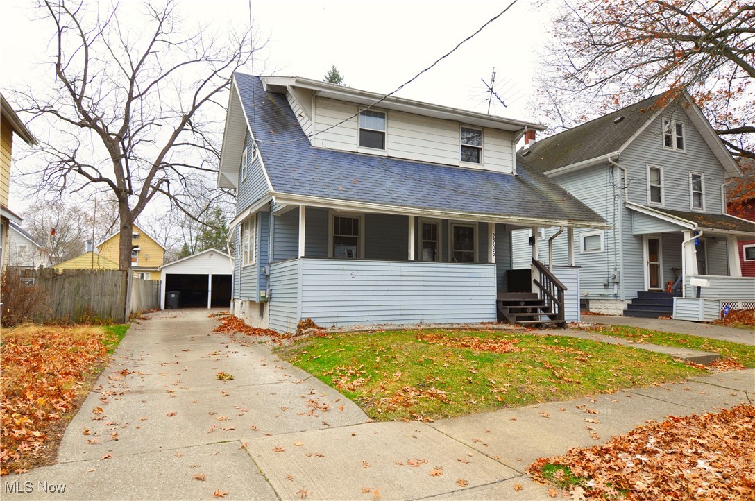 Welcome Home to 2205 26th St! This home has unique charm with built ins through out. With a vision and some TLC this home could be the perfect fit! Spacious 2 car garage with lots of storage and a back deck with plenty of room for entertaining. Enter into your large living room with attached dining room with gorgeous built in shelving and cabinets! Your kitchen will plenty of cabinets await you. Upstairs is your full bath with lots of potential and 3 bedrooms. Schedule your showing today! This one will not last!