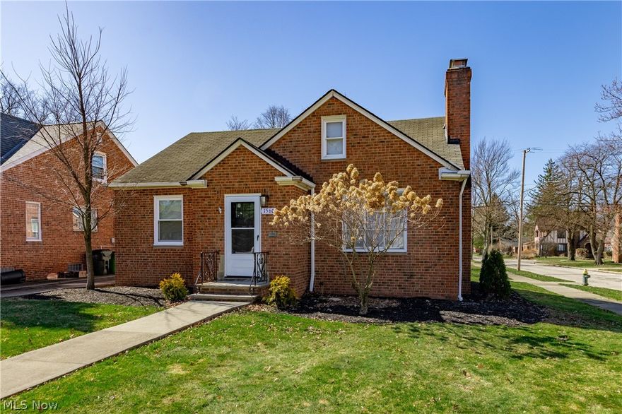 Welcome to this charming totally remodeled all brick bungalow! The newer front door opens to the light filled living room with hardwood flooring and cozy fireplace. The arched doorway leads to the formal dining room with hardwood flooring, a new chandelier and bay window. The brand new kitchen has quartz countertops, new cabinetry, stainless appliances including a gas range, built-in microwave, refrigerator and dishwasher. Two bedrooms on the first floor have hardwood flooring, ceiling fans and share the new full bathroom. Upstairs, a spacious bonus room has new carpeting and a third bedroom with new carpeting and generous closet space. The lower level recreation room is paneled and is ideal for play or hobbies with new wall to wall carpeting and a convenient wet bar! There is a second full bath here with new toilet, sink and step-in shower! The unfinished side includes laundry hook ups, a sump pump and plenty of storage as well. The side breezeway leads to the single car attached garage and side yard. This delightful home includes fresh paint, new fixtures and is move-in ready! Welcome Home!