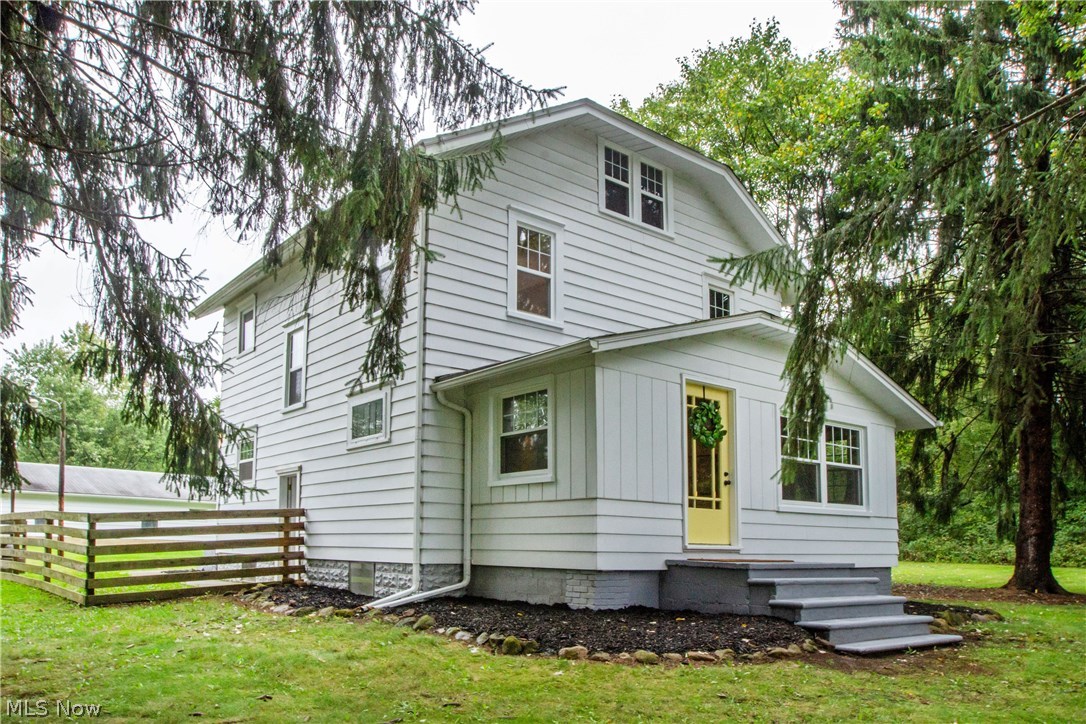 Welcome Home to this exceptional colonial farm house with upgrades throughout!! Walk in through the front door to a bright and beautiful sunroom and charming front hall. From there you will find a the inviting living room with built ins that add to the farm house character. Off the living room is a spacious formal dining room with a window seat! Next you will find your fully applianced eat in kitchen with modern neutral colors throughout and a brand new floor. Off the kitchen is a convenient little mudroom and first floor FULL bath! Upstairs you will find 3 nicely sized bedrooms with very decent closet space! Down the hall is your picturesque and spacious farmhouse bathroom complete with a clawfoot tub. Large linen closet in the hall bath providing plenty of storage. On the 3rd floor is an unfinished walk up attic space, ideal for additional storage, or perhaps finish it out one day to add to the already generous square footage! It doesn't end there! Enjoy the beautiful 2+ acre