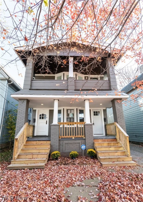 This one of a kind renovated, industrial two-family home in the heart of Cleveland is a must see! Walk right up on the newly built front
porches and you will see and feel the pride of ownerhship that is showcased throughout the entire property. Each unit highlights an open
floor plan with 2 beds / 1 bath. Spacious living rooms and dining rooms feature brand new vinyl plank floors and recessed lighting. Perfect
indoor space for entertaining or enjoy plenty of outdoor space on separate large covered porches. Both units feature new kitchens: cabinets,
fixtures, counter tops and baths with all new plumbing fixtures, lighting and modern tile floors. The upstairs unit has access to a huge attic
that can be transformed into additional living space or storage area. Use your imagination with the large , dry, unfinished basement.
Updates include: All new plumbing (including stack), all new electrical with new panels, new vinly windows and doors throughout, two new
hot water heaters, two n