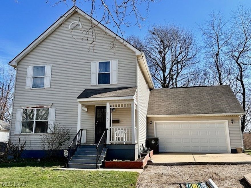 Welcome to the wonderful Slavic Village neighborhood! This charming home features a fresh coat of paint and offers 3 bedrooms, 1.5 bathrooms, and a generously sized basement. Relax in the fenced yard and take advantage of the convenient 2-car attached garage."