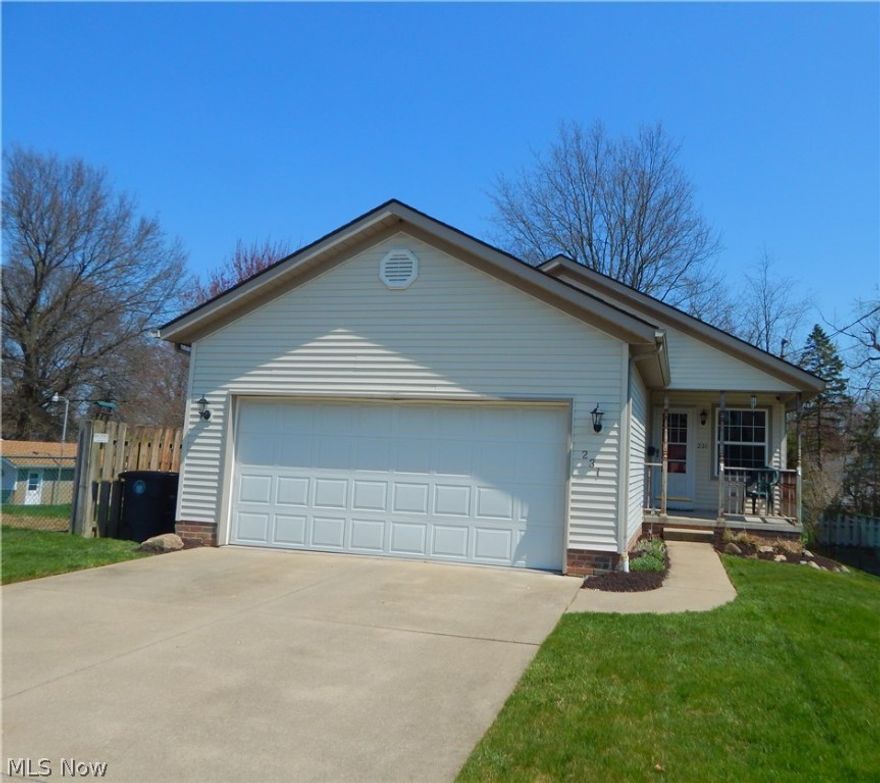 Nicely updated 3 bedroom, 1 bath Ranch with a 12 course unfinished walk-out basement.  Sliders to the the nice, private deck overlooking the completely fenced-in backyard. The eat-in kitchen features a breakfast bar and sliding doors to the side deck.  Cozy living room off the kitchen.  Master bedroom, 2 additional bedrooms, and bath complete the main floor.