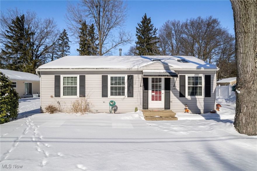 Step into this thoughtfully updated 3-bedroom, 2-full-bath home, where natural light floods the open-concept living room through two skylights, creating a bright and welcoming atmosphere. Hardwood floors extend through the living room and all bedrooms, adding warmth and continuity throughout the main level.

The living space flows seamlessly into a dine-in galley kitchen updated in 2022, featuring modern appliances, butcher block counter tops, updated flooring, and a convenient hangover bar—perfect for casual meals, homework time, or entertaining. A hallway storage closet with a sliding barn-style door adds both character and functionality. The first full bathroom was updated in 2020, with interior hallway doors updated in 2021 and a thermostat updated in 2025.

The main level includes two guest bedrooms and a primary bedroom with dual closets, offering comfortable and flexible living arrangements. The full basement is partially finished, with a recreation room and bar top—ideal for movie nights, game days, or hosting friends and family. The unfinished portion includes a laundry area with a sink and an extra refrigerator, a second full bathroom, and generous storage space.

Out back, the fully fenced yard includes a vinyl fence with a gate and a shared chain-link section at the rear, along with a gazebo and fire pit—creating an inviting setting for outdoor gatherings or relaxing evenings. A two-car garage with electric adds everyday convenience.

Major mechanical and appliance updates include a furnace and air conditioner inspected and maintained in 2024, a hot water tank approximately three years old, kitchen appliances approximately four years old, a dryer approximately three years old, radon mitigation approximately 9 years ago and a roof estimated at 15 years old.

Just steps away from North Port Park and minutes from shopping and major highways, this home offers a well-connected location with both convenience and accessibility.