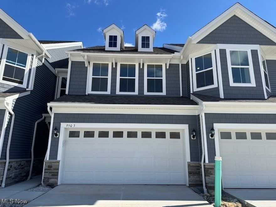 Welcome home to 950-3 Memory Lane in beautiful Aurora! This brand-new Townhome is move in ready for the Holidays and is eligible for Special Financing! Our Bowman was built with your busy lifestyle and storage needs in mind, whether you're hosting for the big game or having family over for the holidays, it offers plenty of space for entertaining and relaxation. The stylish kitchen with stainless steel Whirlpool appliances, gas oven and range, white cabinets, and oversized granite countertops has more than enough space for your culinary adventures and is a beautiful blend of function and style. The remainder of the first floor has no shortage of natural light with large windows in the gathering room and sunroom door that leads to the private backyard patio. The second floor features a conveniently located laundry room and 3 spacious bedrooms, including a luxurious owners suite with a spacious en-suite bathroom with frameless shower, private toilet room, and large double vanity with quartz countertops. In addition, there are two large spare bedrooms complimented by an additional full bath, complete with a quartz countertop double vanity. Ease of living is built right in with our included smart home package and limited maintenance including landscaping and snow removal! Now selling in our final phase, don't miss your chance to call this beautiful townhome yours, schedule your private tour today!