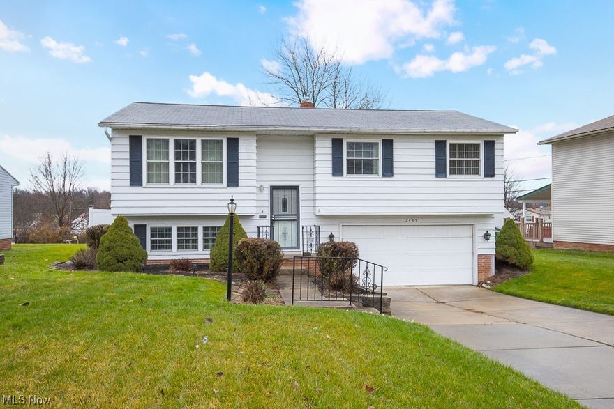 This is the place to be! This 3 bedroom 1.5 bath home is ready for its new owner. The home has some wonderful features such as a full yard privacy fence, a deck, an enclosed sunroom and a kitchen with updates (all appliances stay). The home has central air, some newer windows throughout, and a newer h20 tank. All 3 bedrooms and a bathroom are on the main level making this a convenient floor plan.  The lower level contains a large recreation room, laundry and half bath. The attached garage is also a nice feature with an automatic opener and storage space.  The home is located close to major highways, parks and shopping. Make sure you tour this one ASAP!