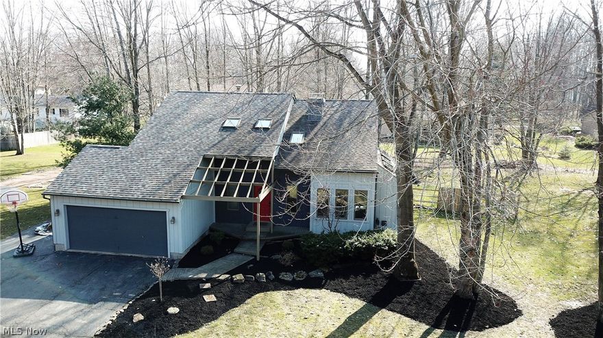 Located on a quiet cul-de-sac, this contemporary 3 bedroom, 2.5 bath gem awaits you.  At almost 1900 square feet with 3 updated bathrooms, remodeled kitchen, new roof, gutters, furnace, A/C and flooring this home is truly move-in ready.  Upon entering the home you will find a vaulted family room with several skylights to enhance the natural light. Newer Pergo floors cover the formal dining room and eat-in kitchen. The formal living room offers enough space for entertaining. The four season glass sunroom is a great place to sit back and relax after a long day.  Upstairs you will be pleasantly surprised to find a large master suite, master bath and huge walk-in closet.  The second bedroom is also large enough for a king-sized bed. The basement features a finished room large enough for an office, rec-room, or guest bedroom.  All kitchen appliances stay and this home gives you peace of mind because it comes with a 1-year 2-10 Home Warranty!