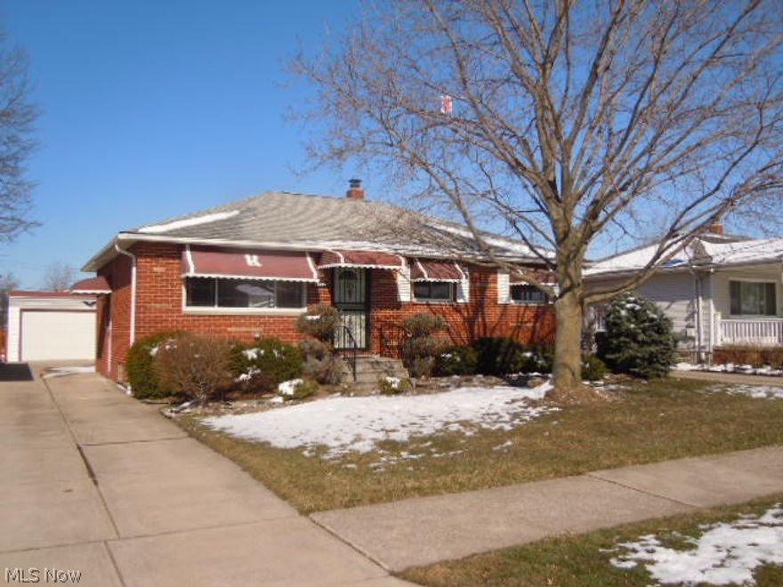 Beautiful Brick Ranch With Dimensional Shingle Roof and Vinyl Replacement Windows. Freshly Painted Throughout. Great Party House Because Of Easy Flowing Floor Plan From the Living Room All the Way To the Back Family Room! Family Room Has Double Sliders To the Back Yard and Its Own Half Bath! Kitchen Fully Remodeled With New Cabinets, Counters and Laminate Floors. Kitchen Comes Fully Applianced. The Basement Features A Carpeted Rec Room With Dry Bar. Brand New Carpet Throughout Home. The Back Yard Features 2 Car Garage, Shed and Enclosed Patio Room.