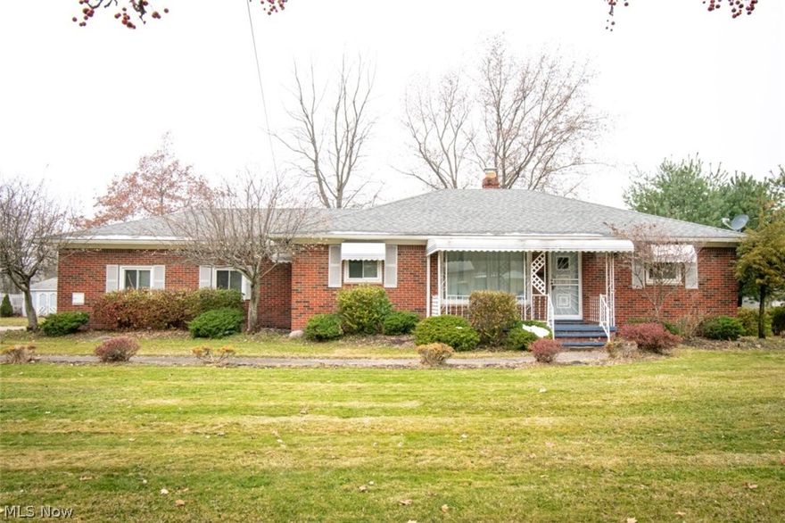 Well-taken care of brick ranch with basement in Bedford Heights. This lovely home features hardwood floors in the family room, all 3 bedrooms. The kitchen has been updated with stainless steel appliances, tile, granite countertops, main bathroom has been updated in recent years as well. Partially finished basement features recreation space and a bar area. Off the dining area, you will find a great size patio and over half acre fenced in yard to enjoy BBQ and parties during warm days/nights, attached 2 car garage is a very good size (fridge and deep freezer are staying). Come see this great property that has been loved for years by the Owners and make it your new Home Sweet Home!