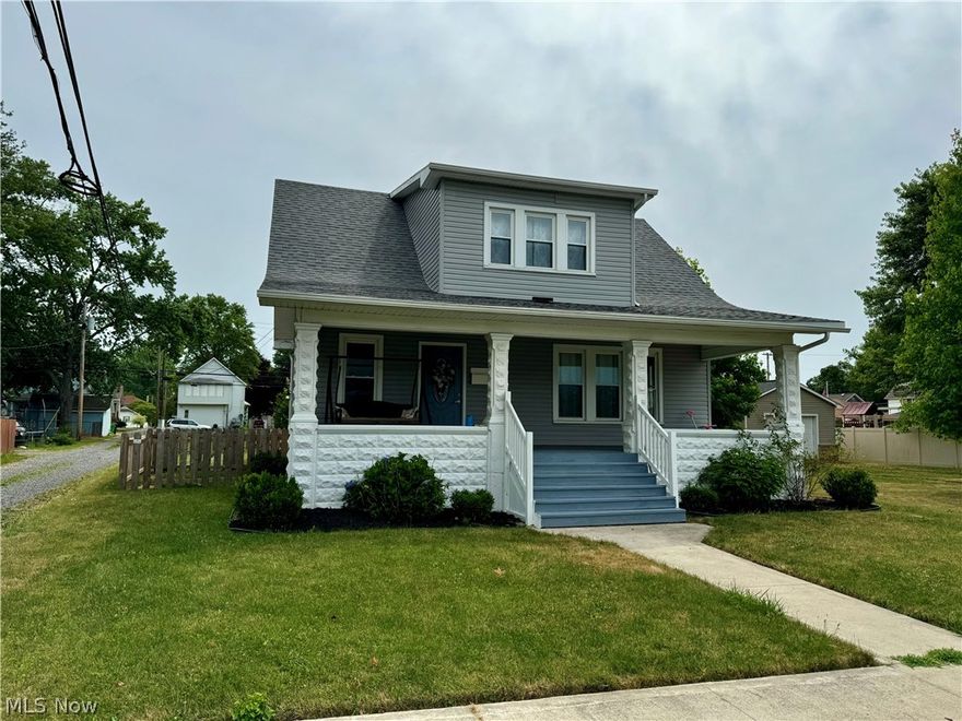 MOVE IN READY:  Completely updated 3 bed/2 bath home in a great Dover location!   As you walk in this home, the large foyer area leads to both, the living room and kitchen/dining area.  Nice, open-concept feel featuring high ceilings with canned lights.  Modern kitchen with granite countertops and newer appliances.  First floor also features a full bath with laundry room.  Second floor offers three bedrooms and one full bath.  The partially finished basement is perfect for a recreation/ game room.  Fully fenced in back yard and a detached 2-car garage.   This home has been updated inside and out within the last 5 years and move in ready.   This one won't last long!