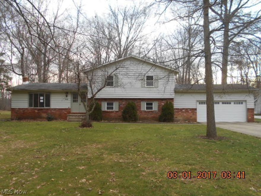 Spacious 4 bedroom 2 full bath in Sagamore Hills. Home has a updated kitchen and main bath, new furnace ,hot water heater and AC and fresh paint. Septic repairs were done per summit county. This sits on a great lot.  This property is eligible under Freddie Mac First Look Initiative through  3 /21/17  . As is Sale. Buyer will need to verify all information. Buyer or buyer's agent responsible to check all Building, Zoning, EPA, DEA, Tax Dept or any other requirement for intended use. Buyer to pay for inspections. Earnest money to be a Cashiers check. Subject to clear title.