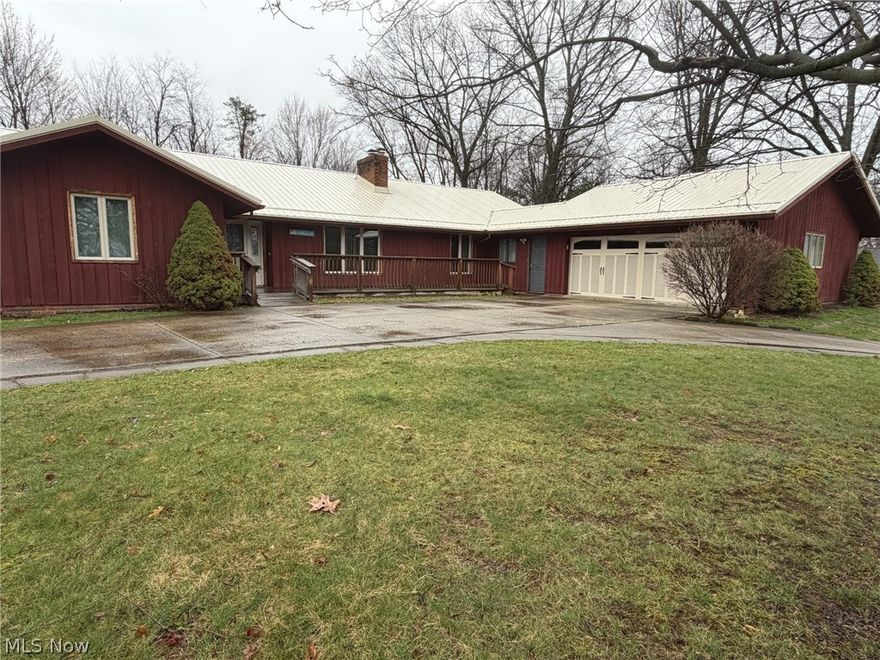 Well-maintained 3-bedroom, 3 full bath home in Stark County, Village of Minerva, within the Minerva Local School District. Main-level laundry for added convenience. Updated quartz countertops in the kitchen, remodeled bathrooms, some new windows, recessed lighting on dimmers, and a steel roof (2018/2019). Spacious family room with a gas fireplace. Enjoy the large 4-season room overlooking the rear deck, in-ground pool, and hot tub, offering beautiful views and added privacy with a wooded backdrop. Two-car attached heated garage with glazed tile plus a detached 24×30 oversized 1-car garage/workshop. Updated garage door and two spacious walk-in storage rooms offer ample space. A perfect setting for both daily living and entertaining.