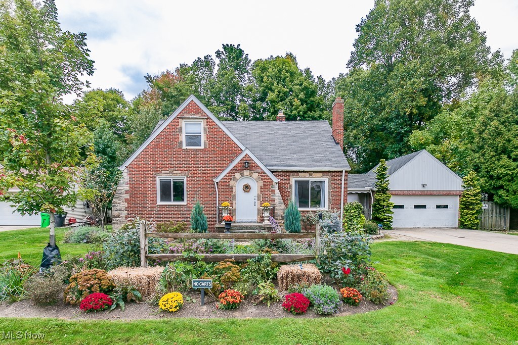 Welcome home to this fabulous brick Cape Cod on a gorgeous half acre lot. This charming 3 bedroom, 1.5 bath home offers over 1700 square feet of living space and is waiting for its next owner. New carpet showcases the bright living room that has a woodburning fireplace for those chilly fall evenings. The kitchen has granite counters, plenty of cabinetry and stainless steel appliances. The dining room has gleaming wood floors and opens out to the covered back porch. 2 bedrooms and a full bath complete the main level. Upstairs is a huge bedroom, office, closets and half bath. The full basement has been painted with dry lock, has a new sump pump and is waiting to be turned into a man cave, workout space or whatever you desire. The whole house has been freshly painted, both bathrooms renovated, kitchen remodeled, new landscaping, the list goes on. The owners have lovingly taken care of the home/property and it shows! The large, fully fenced, private backyard is a welcome bonus and helps make this home the perfect place to call home.