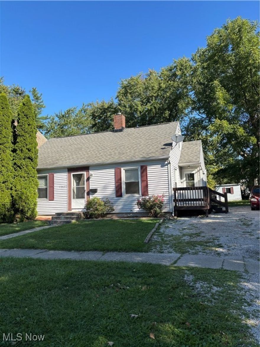 Charming Cape Cod Home - Updated & Move-In-Ready! Bright and open layout with thoughtfully updated finishes throughout. Living spaces are cozy yet spacious, ideal for everyday living.  This home offers 2 nice size bedrooms on first level including huge upstairs retreat bonus bedroom. Hardwood floors, neutral tones and quality craftsmanship add to the charm of this classic design.  Step outside to enjoy your backyard, perfect for fencing in to make your private oasis.  Located in a desirable area close to Ashtabula Harbor, shipping, dining and commuter routes.  This home is the perfect blend of convenience, comfort, and style-ready for you to move in and make it your own.  Bonus Shed in backyard - Wood deck, newer replacement windows, glass block basement windows, appliances stay. All freshly painted and brand new carpeting.